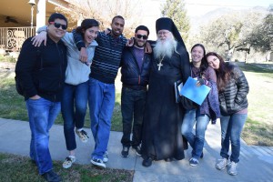 CCWest15 Participants with the beloved Abbot Tryphon