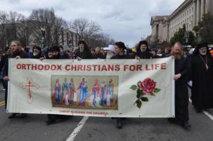 Orthodox Christians at the national March for Life 2017
