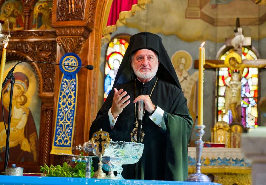 H.E. Archbishop Elpidophoros Officiated the Agiasmos Service at The Schools of Saint Demetrios and St Catherine’s and George in Astoria, NY today September 10, 2026.