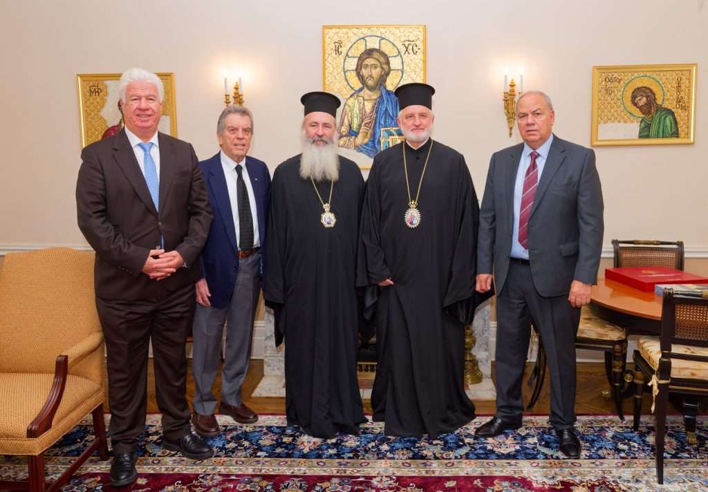 H.E. Archbishop Elpidophoros welcomed His Eminence Metropolitan Demetrios of Kefallinia ato the Archdiocese Headquarters in NY today October 26th, 2026.