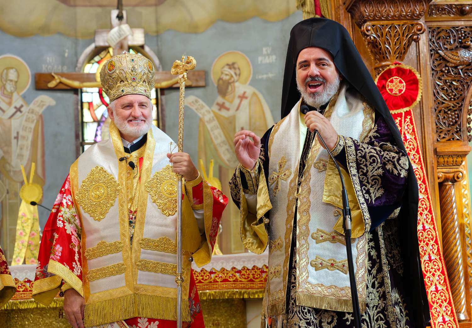 H.E. Archbishop Elpidophoros Officiated Orthros and Divine Liturgy on the Feast of St. Demetrios at St. Demetrios Greek Orthodox Cathedral in Astoria, NY on October 26th, 2025. Concelebrants with H.E. were Metropolitan of Buenos Aires Joseph and His Grace Bishop Athenagoras.